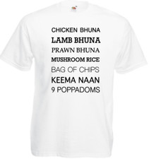 Gavin and Stacey Indian order funny t-shirt ladies & men's humour casual slogan