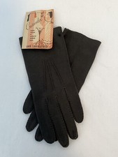 Ladies Dress Gloves 1950s Vintage Original Tag NOS Party Prop Estate Find Chic