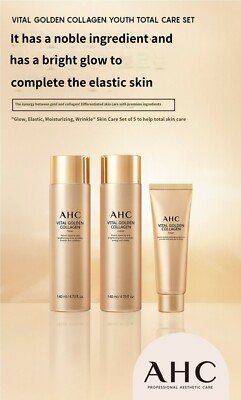 AHC Vital Golden Collagen Skin care eye cream Special set Korean