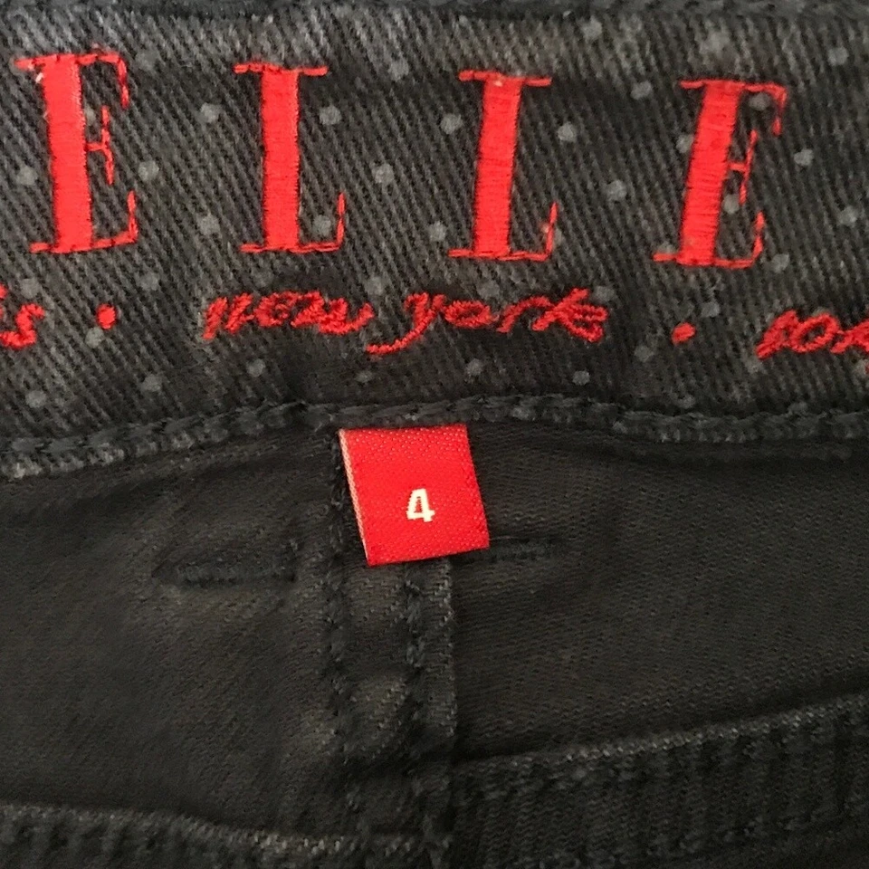 Elle Blue Cotton Dotted Bermuda Shorts 4 - Image 4 of 4