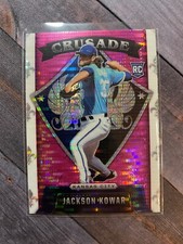 2022 Panini Chronicles Crusade Pink Jackson Kowar RC #12 Kansas City Royals