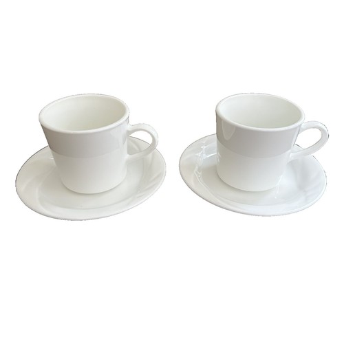 Rare! Corning 6/Sets Cups With White Amway Saucers EUC! | eBay