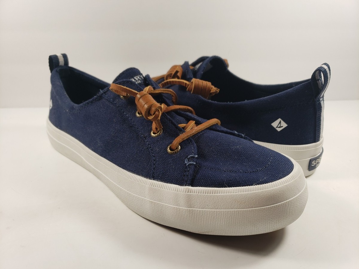 Sperry Crest Vibe Womens Size 7M Navy Blue Sneaker Boat Shoes