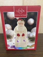 NEW IN BOX Lenox Seasons Sparkle Santa Color Changing Lit Figurine 6.5"