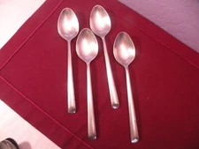 Set of 4 Cambridge PARADISE Stainless Oval Soup Spoons 7 5/8" B