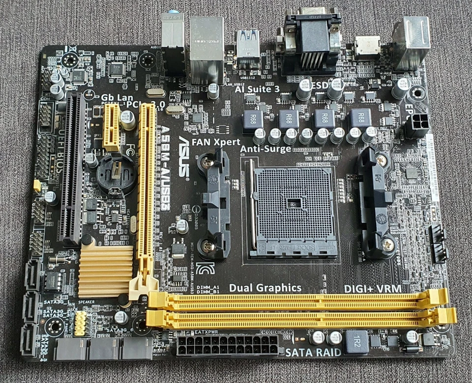 ASUS A58M-A/USB3 Motherboard FM2/FM2+ DDR3 Mainboard - Image 3 of 4