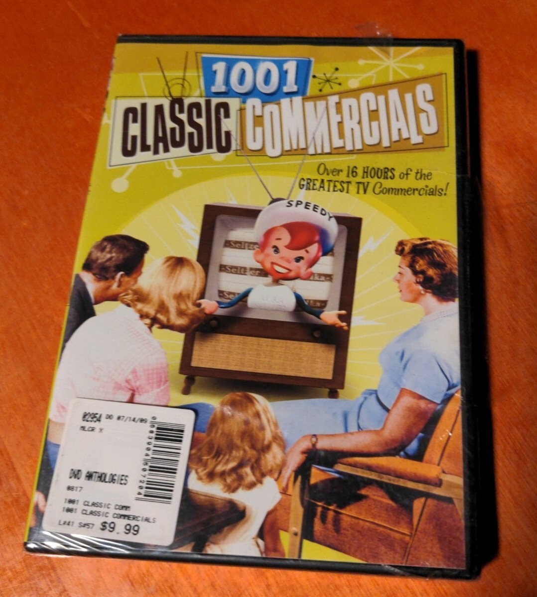 1001 Classic Commercials DVD Mill Creek entertainment the jolly