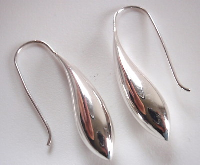 Silver Wire Back Earrings 925 Sterling Silver Corona Sun Jewelry