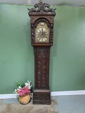 18th Century Longcase Clock Grandfather By John  Davie Of Linlithgow 1753-84 