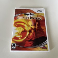 Avatar The Last Airbender Into the Inferno Nintendo Wii Complete Manual & Comic