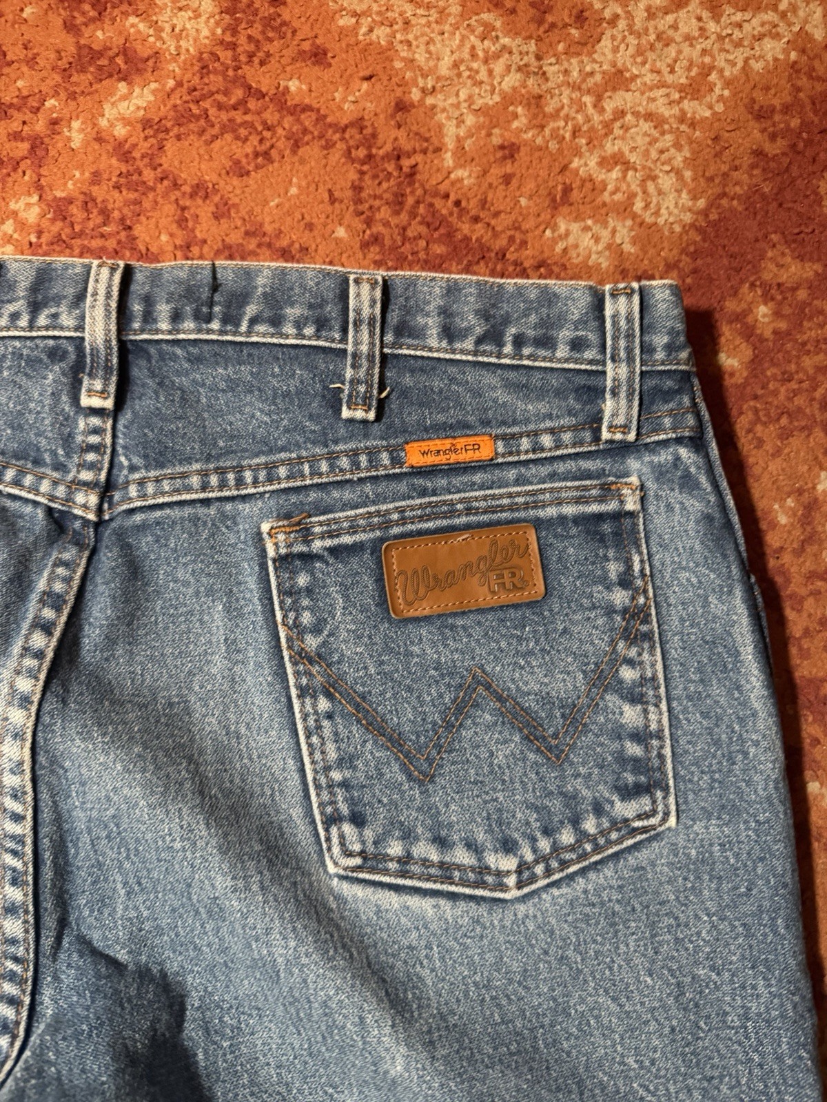 Patchwork Fire Resistant Wrangler Denims 36x32 - image 9