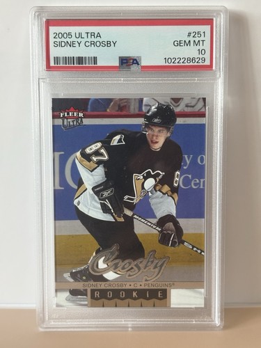 Sidney Crosby - 2005-06 Fleer Ultra - Rookie #251 (RC) PSA 10