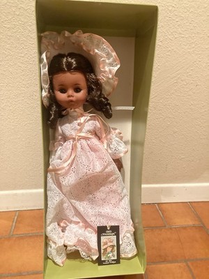 Old Fashion dal 1870 bamboozle FURGA doll Color black with pink dress 17.5 