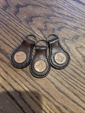 Handmade Masonic, Leather Keychain