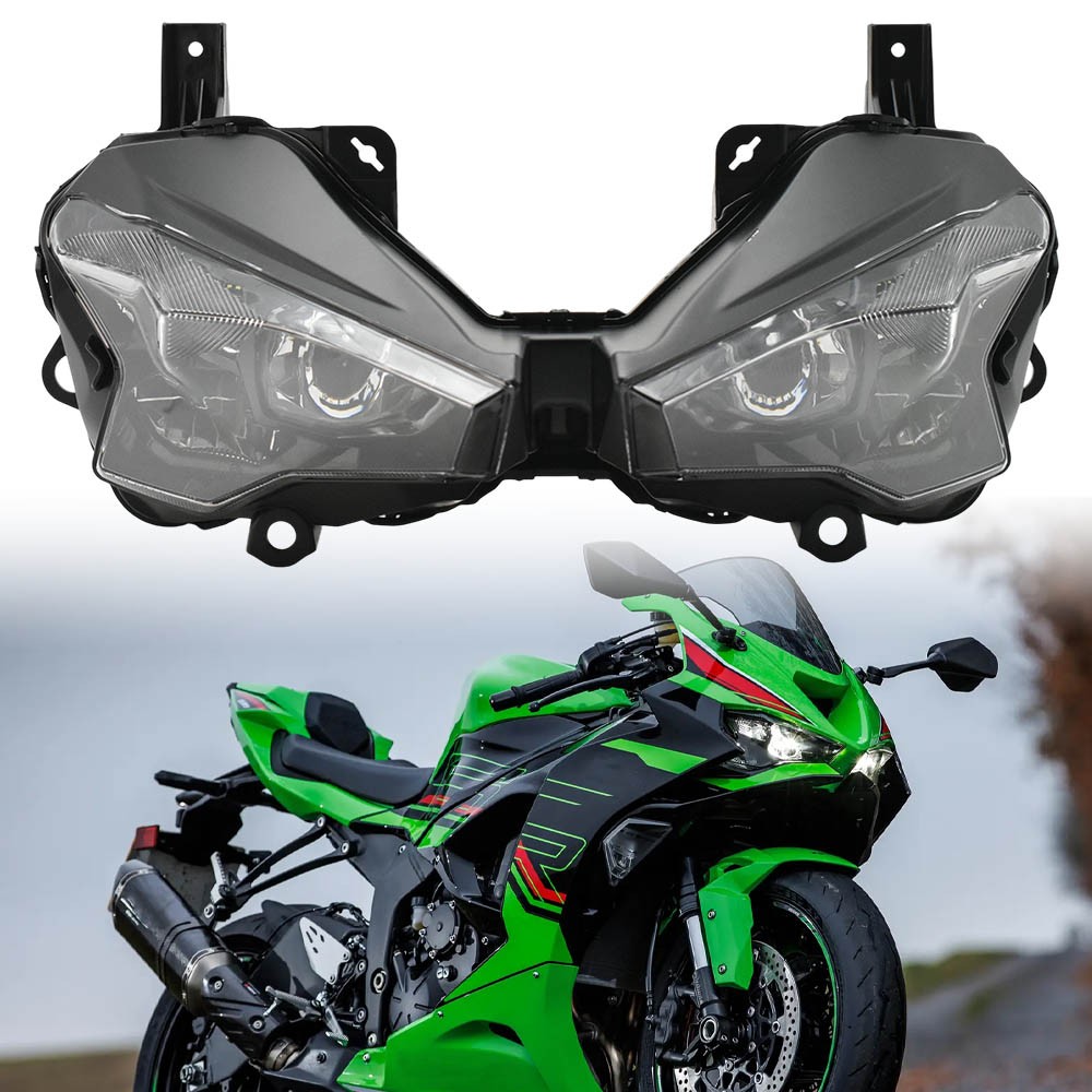 新品HID For Kawasaki Ninja ZX6R 2024 2025 ZX636 Headlight Assembly