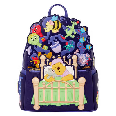 2026 Disney D23 Loungefly Winnie the Pooh Heffalumps Woozles Backpack IN HAND
