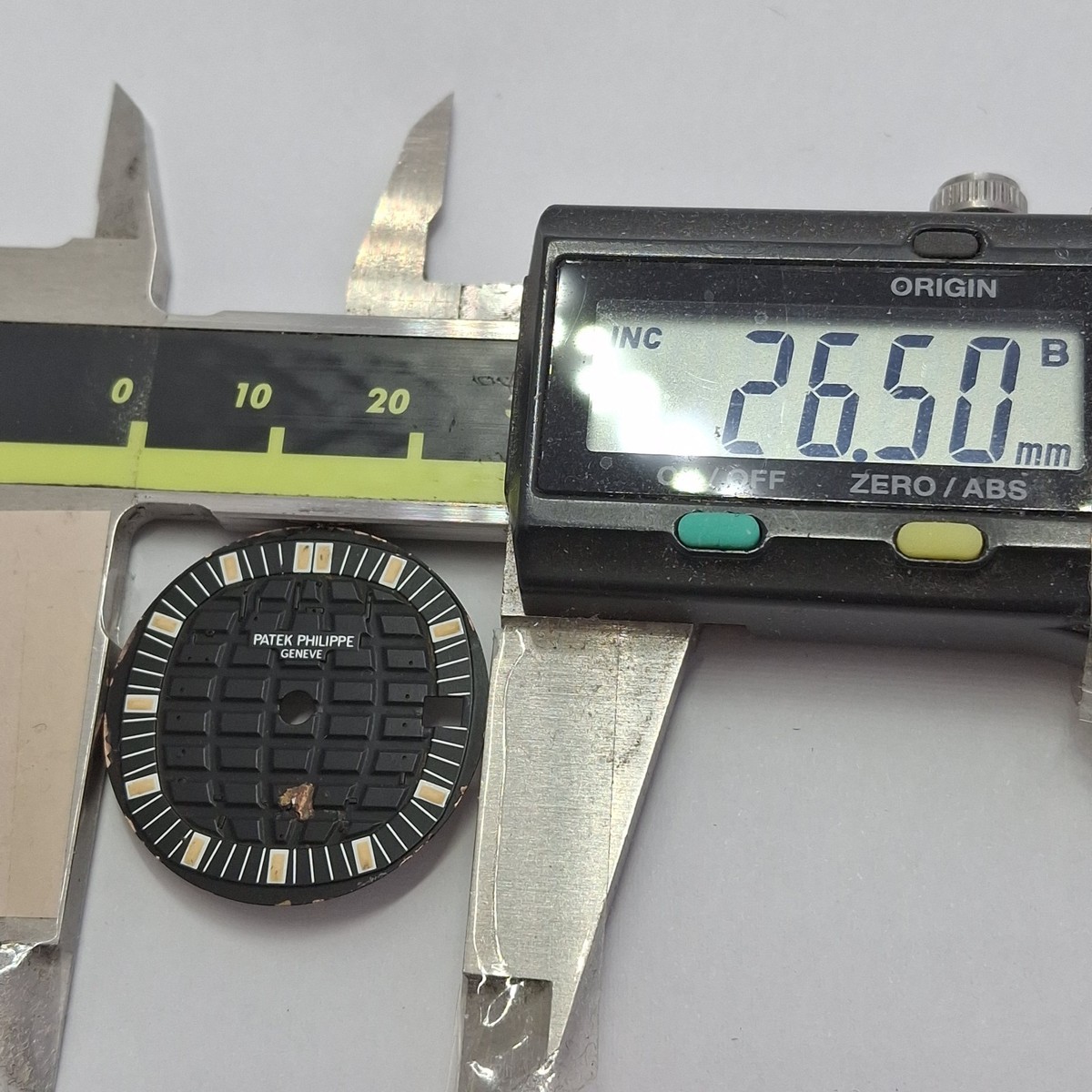 Defeat Rare Patek Philippe 26.5 mm Dial Watch Parts Swiss Parts