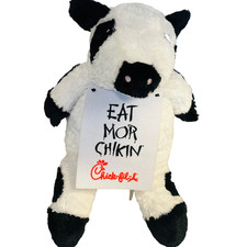 Chick-fil-A Cow Plush Eat Mor Chikin Advertising Mascot Stuffed Animal Toy