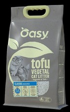 Oasy lettiera vegetale tofu classic unscented 6LT