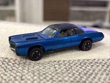 Hot Wheels Redline 1968 Custom Eldorado Blue Us Tan Interior Nice Hot Wheels Redline 1968 Custom Eldorado Blue Us Tan Interior Nice