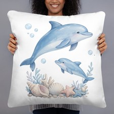 Dolphin Throw Pillow