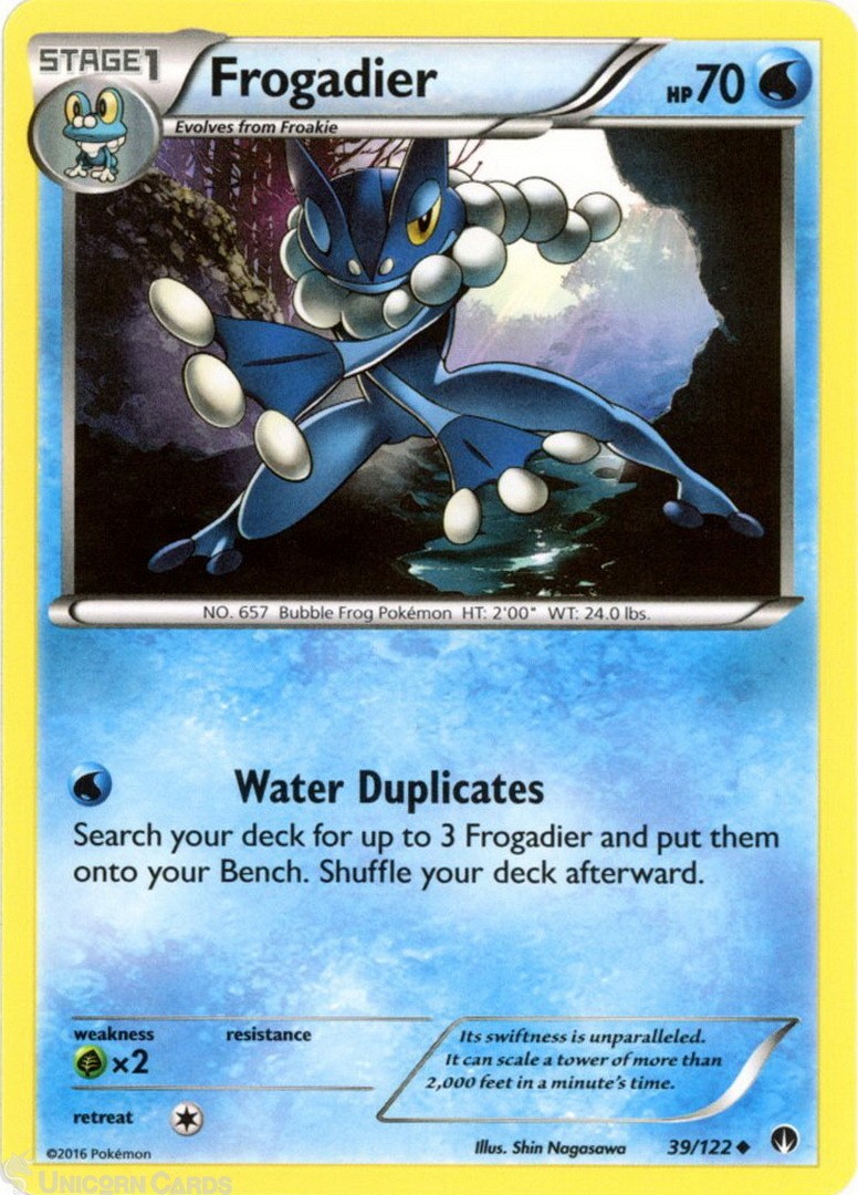 Frogadier 39/122 : Uncommon Mint/Near Mint Pokemon Card : XY09: BREAKPoint