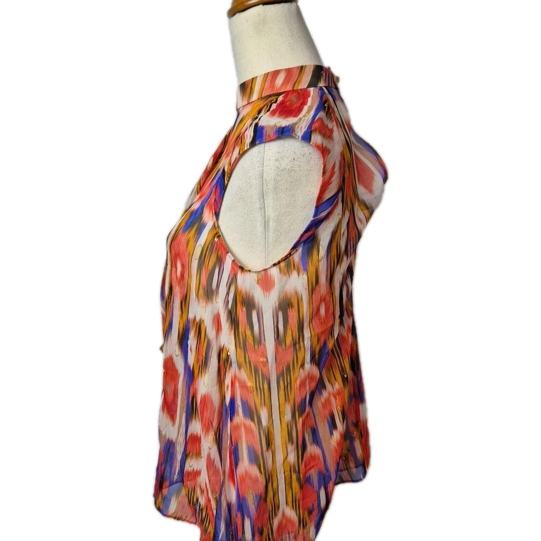 NEW Sass & Bide Silk Top Womens Size 38 = 8 Sheer Halter The Wild Things NWT 390
