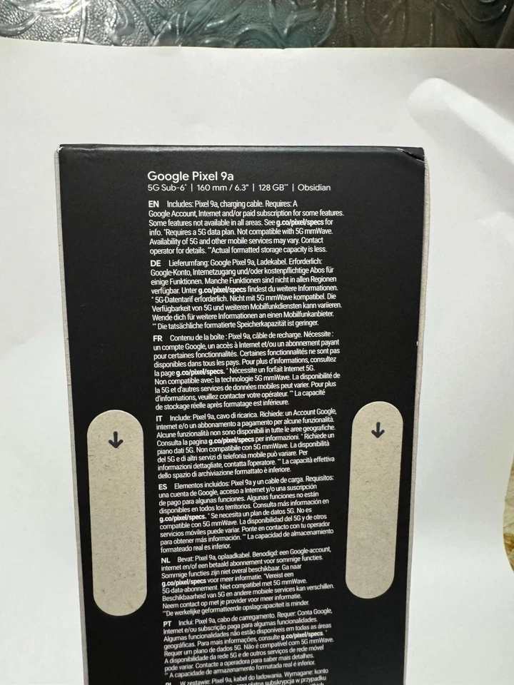 Google Pixel 9a 128GB Obsidian Black - Brand NEW and SEALED (Unlocked) RRP £449  - Image 4 of 4