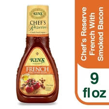 Ken's Chef's Reserve French Dressing with Smoked Bacon, 9 Ounce