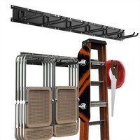 Garagen GeräTehalter Wandhaken Werkzeugregal Werkstatt Keller Organizer 121Cm