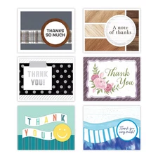 Creative Memories "Grateful Greetings"  Card Kit - 12 Thank You cards