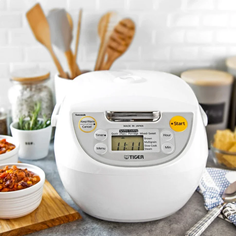 Tiger 5.5-Cup Micom Japanese Rice Cooker and Warmer- WHITE
Opens in a new window or tab