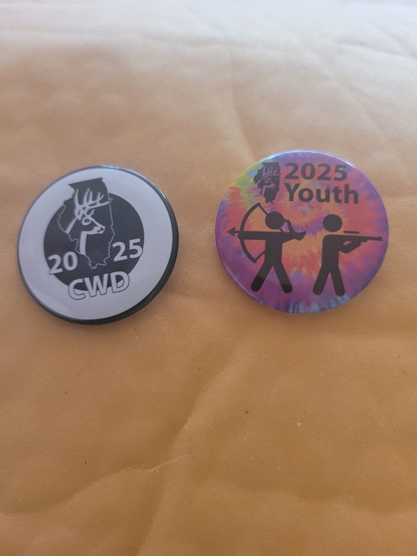 2025 Illinois Deer Harvest Pins