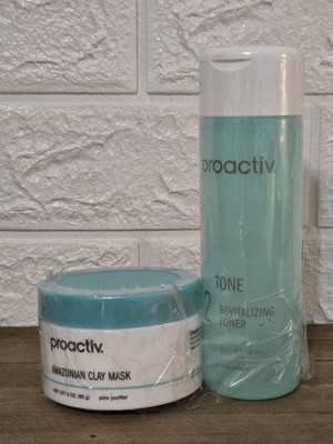 Proactiv Solution Tone Revitalizing Toner 6oz Amazonian Clay Mask Acne Treatment