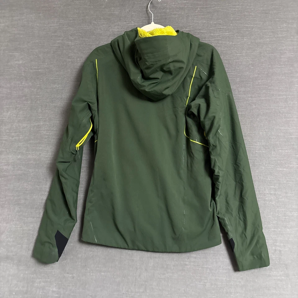 Chaqueta Estoica Pequeña Verde Softshell Nikwax Impermeable Esquí Snowboard Forrada de Vellón Foto 2 de 4