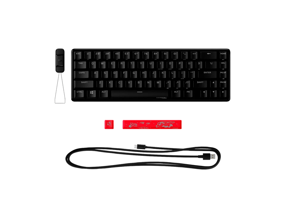 HyperX Alloy Origins 65 - Mechanical Gaming Keyboard - HX Red - US Layout - Image 2 of 4