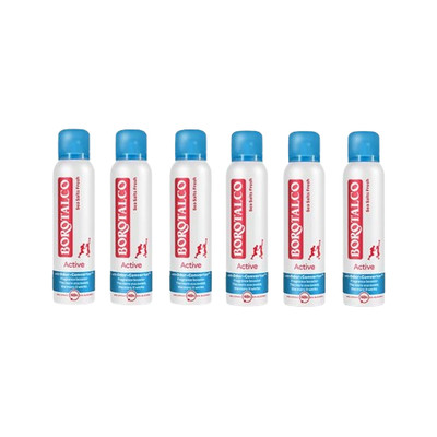 Borotalco Roberts Activen Sali Marini Deodorant Spray 6x 150ml
