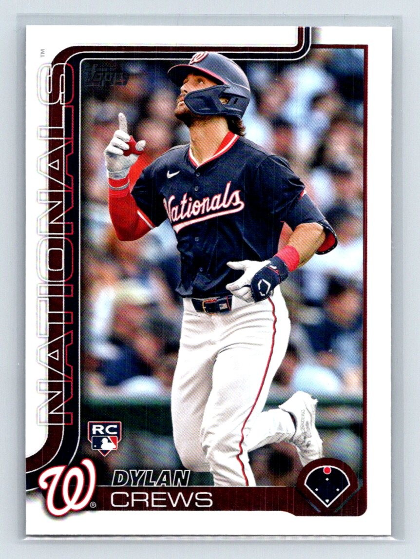 2025 Topps Series 1 #74 Dylan Crews Rookie Washington Nationals
