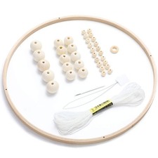 Baby Mobile DIY Kit - Nursery Wooden Frame Mobile Crib Bed Bell Ceiling Wind ...