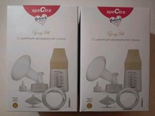 2 Spectra SG Gold Premium Accessory Kit 24mm Nursing Breast Pump Support New