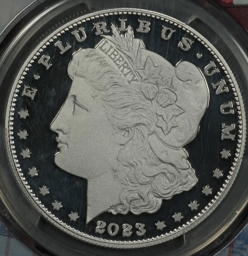 2023-S PCGS PR70DCAM MORGAN DOLLAR PITTSBURGH ANA FIRST DAY OF ISSUE SILVER