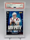2024 Drake Maye Panini Instant My City #MC-15 /587 SP Rookie PSA 8