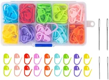 120 PCS Crochet Markers, Premium Knitting Stitch Markers, Mix Colors Crochet