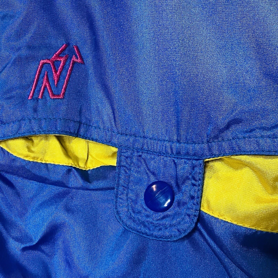 Chaqueta de Esquí Nórdica Abrigo de Neón Retro PERSONALIZADO Bordado TIENDA DE MONTAÑA EQUIPO DE ESQUÍ Foto 3 de 4