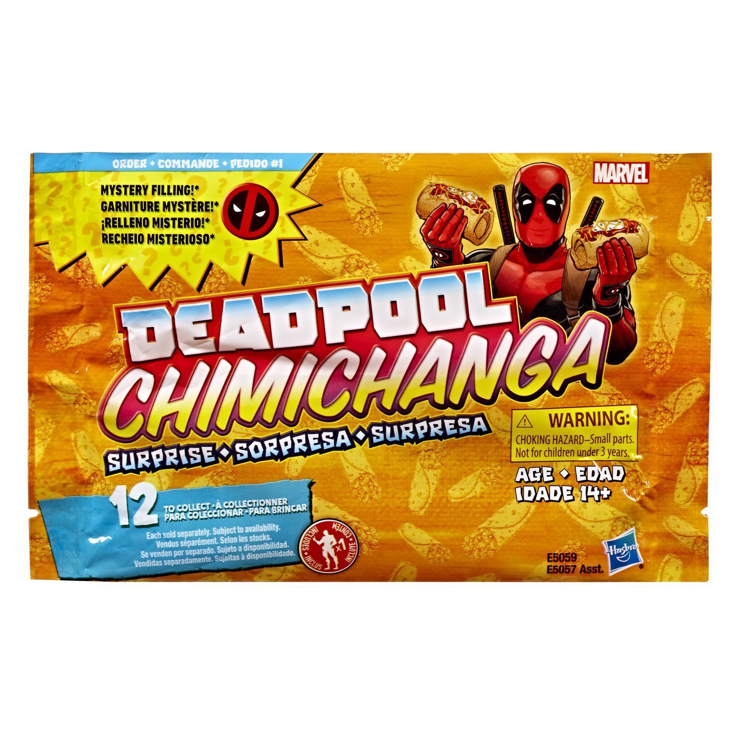 Marvel Deadpool Chimichanga Surprise with Mystery Filling (Order 1) - Marvel