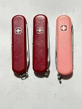 Lot of 3 Wenger Esquire Eddie Bauer Swiss Army knives