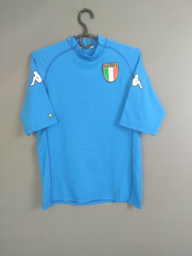 Camiseta deportiva Italia 2000/02 hogar camiseta pequeña para hombre fútbol Maglia Kappa ig93 - Imagen 1 de 11