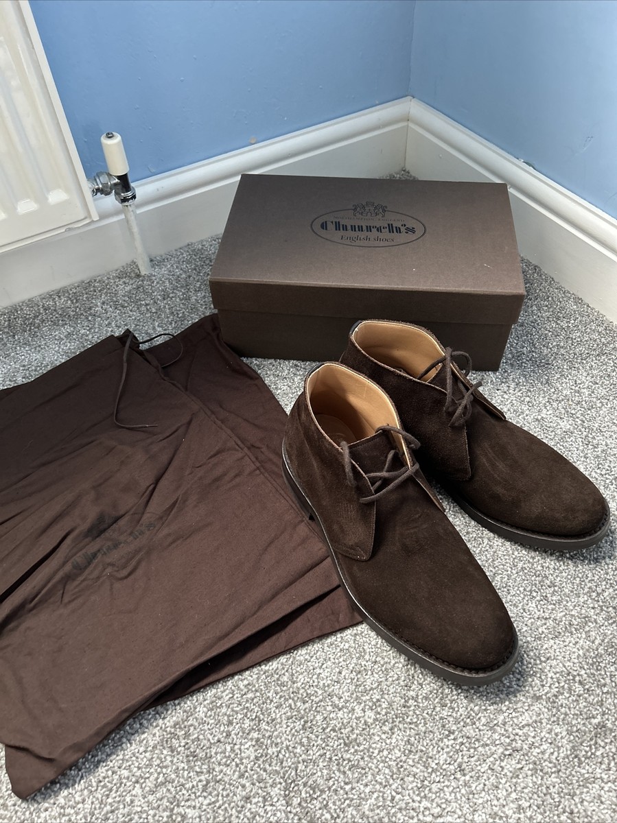 Churches Ryder 3 Suede Brown Desert Boot Uk Size 7.5F | eBay
