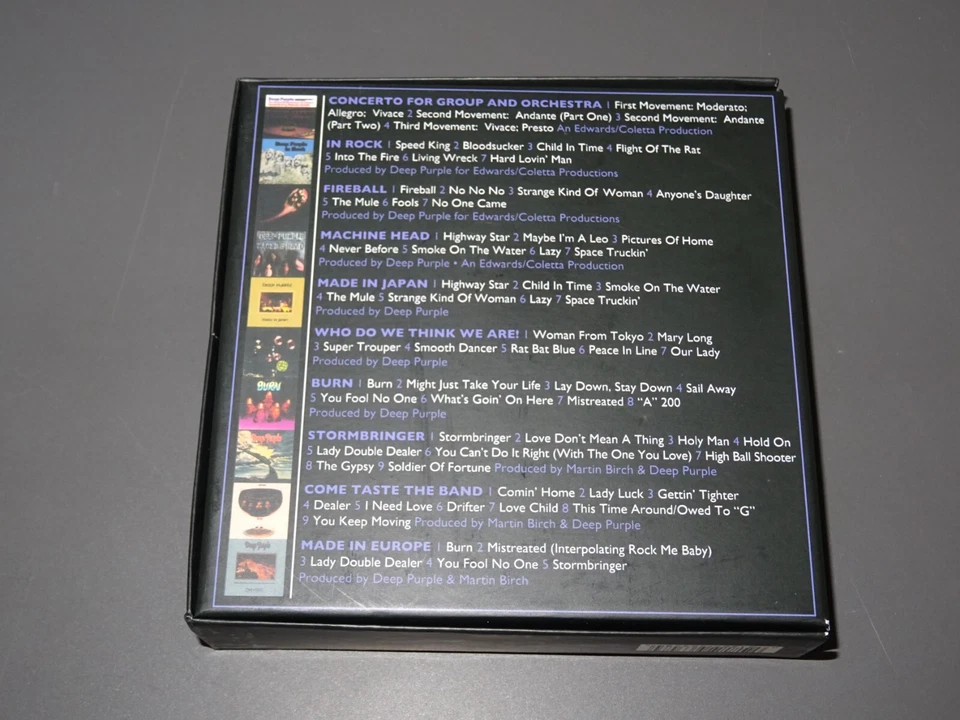 DEEP PURPLE - COMPLETE ALBUMS 1970-1976 / EU 10-CD-BOX-SET 2013 (MINT-) - Bild 2 von 4