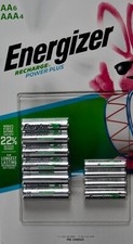 Energizer Rechargeable Batteries Power Plus, 6 AA and 4 AAA